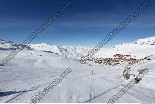 Photo Texture of Background Snowy Mountains